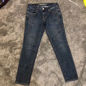 American Eagle Moto Jegging Ankle Super Stretch